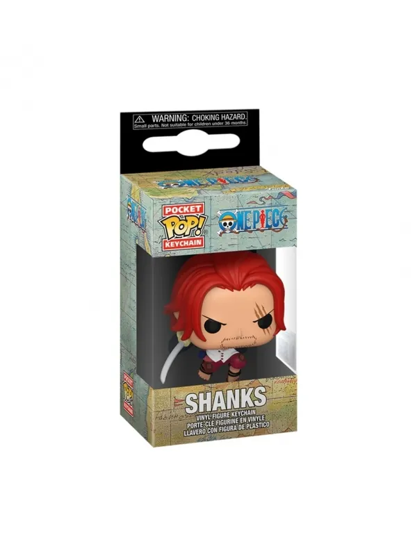 Funko Pocket Pop! One Piece Shanks Vinyl Keychain - BoxLunch Exclusive