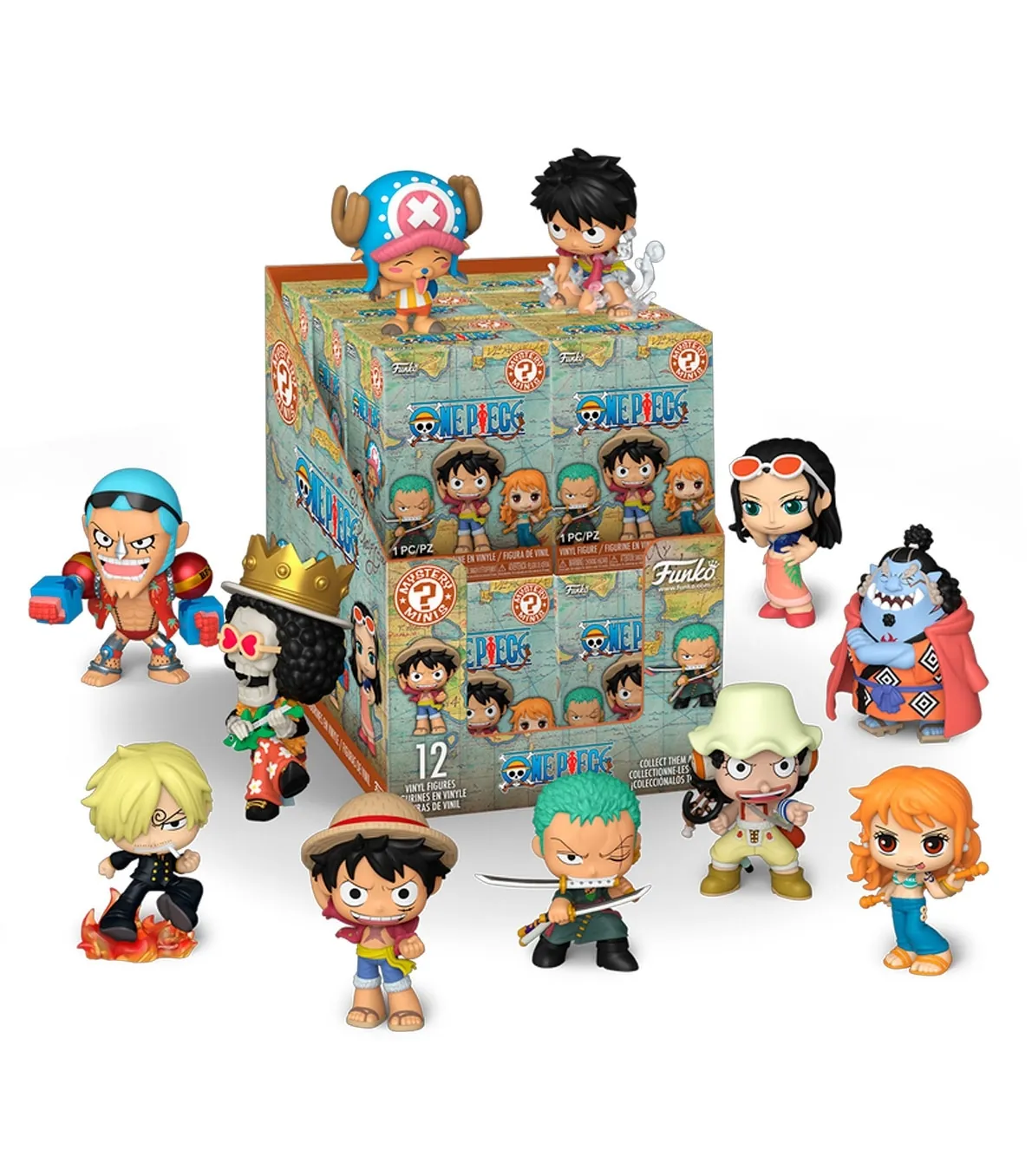 Funko Mystery Mini: One Piece Fish-Man Island - 12pc PDQ Collectible Vinyl Figures