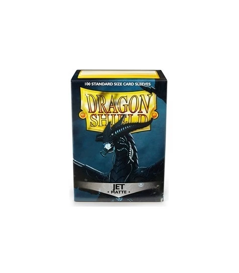 Fundas Standard Matte Negro Jet (100 fundas) Dragon Shield
