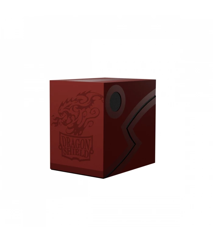 Caja de mazo Deck Box DS Double Shell Rojo/Negro Dragon Shield