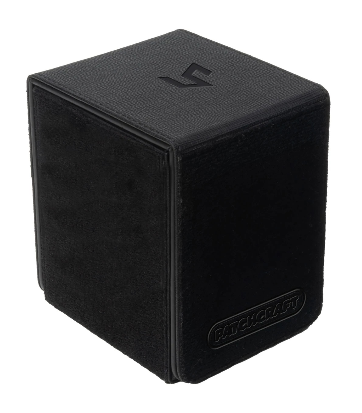 Ultra PRO Patchwork Alcove Flip Deck Box Negra | Caja Premium para Mazos y Cartas Coleccionables