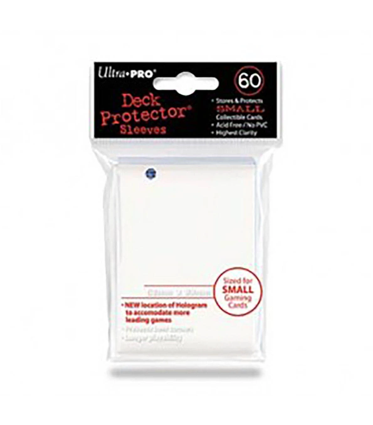 Fundas Small 62mm x 89mm Blanco (60 fundas) Ultra Pro