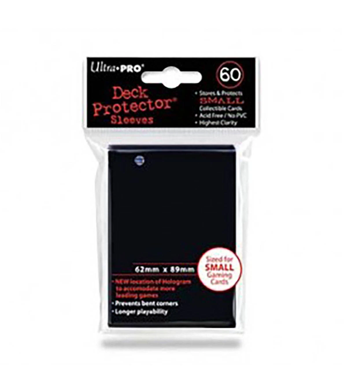 Fundas Small 62mm x 89mm Negro (60 fundas) Ultra Pro